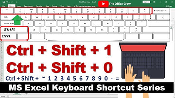 Ctrl+Shift+1 to Ctrl+Shift+0 | Keyboard Shortcut Key | MS Excel Shortcut Key Ctrl+Shift+1 to 0