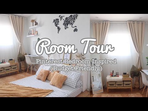 ROOM TOUR - PINTEREST BEDROOM INSPIRED (BUDGET FRIENDLY) | MAKEOVER KAMAR INDONESIA