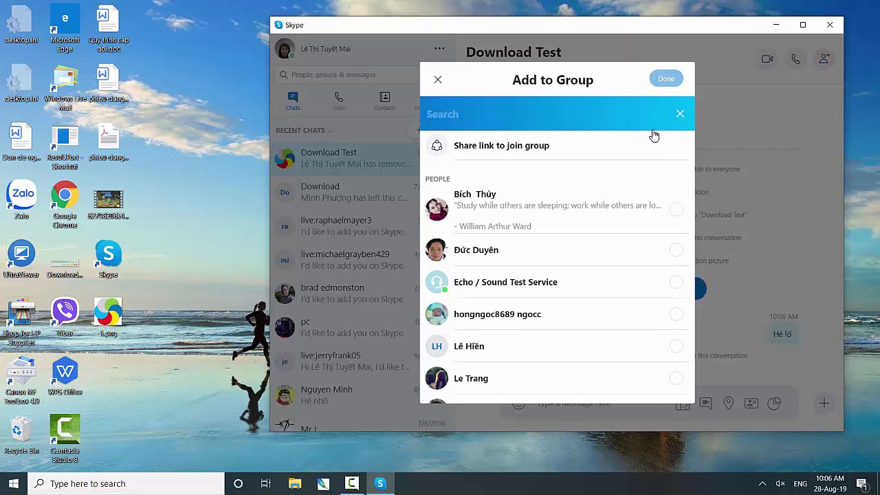 downloaddd.com  Update  Cách tạo nhóm chat Skype trên máy tính - Download.com.vn