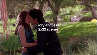 gilmore girls | rory and jess 2x22