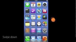 iOS 7 Notification Center Concept