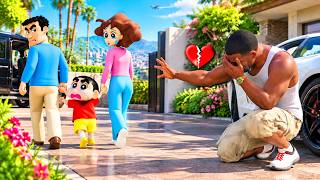 Shinchan Left Franklin & Went Back To His World 😭💔 | Franklin Misses Shinchan | GTA 5 Tamil Mods