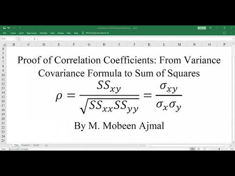 Financial Econometrics _ Correlation Coefficient Proof Numerator