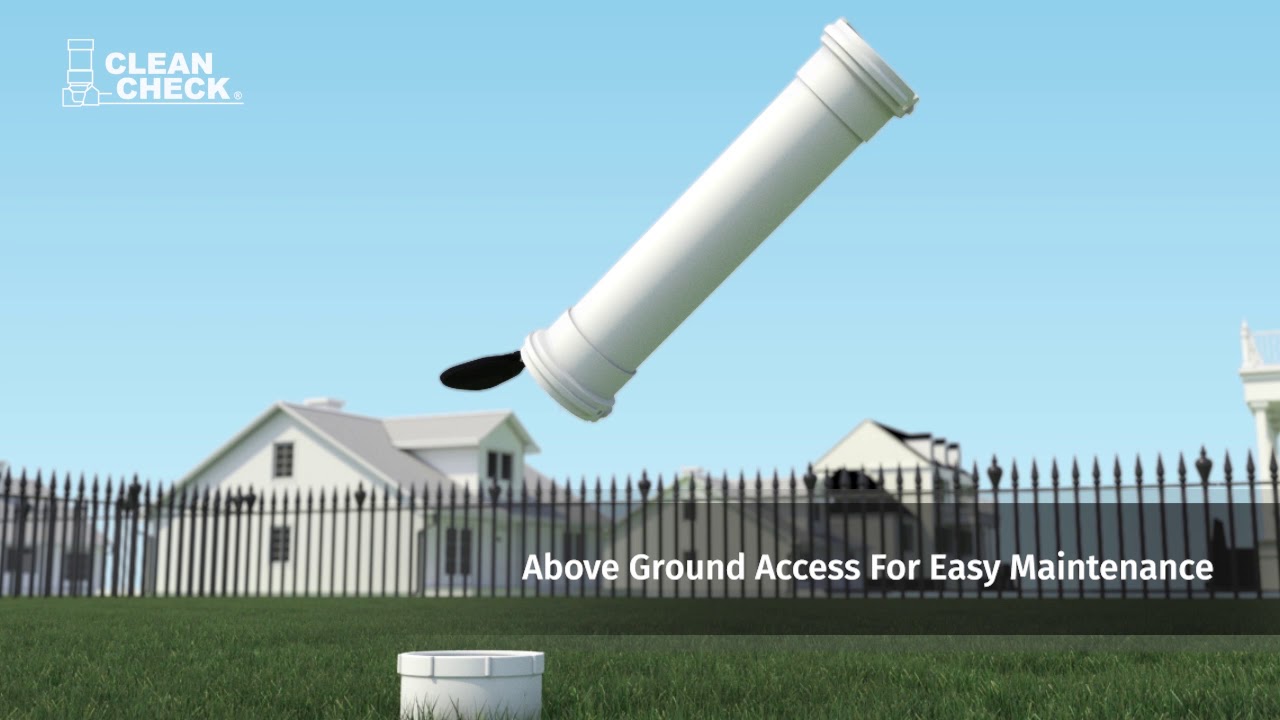 Clean Check Extendable Back Water Valve - No manhole needed!