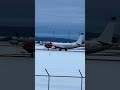 Takeoff Norwegian DY190 OSL-HAU Oslo Airport 24. Feb. Boeing 737-8 #aviation #planespotting