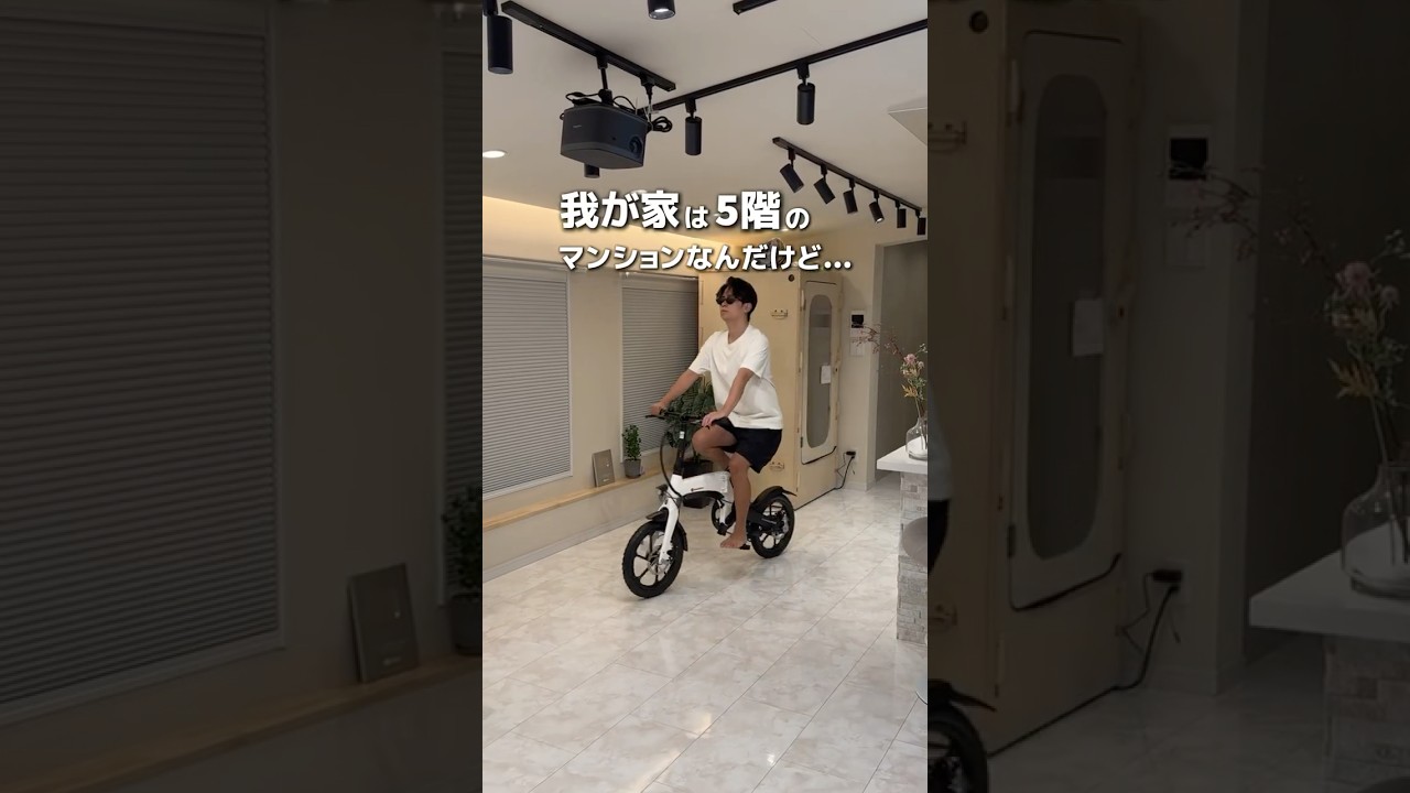 軽くて折り畳める電チャリ🚴