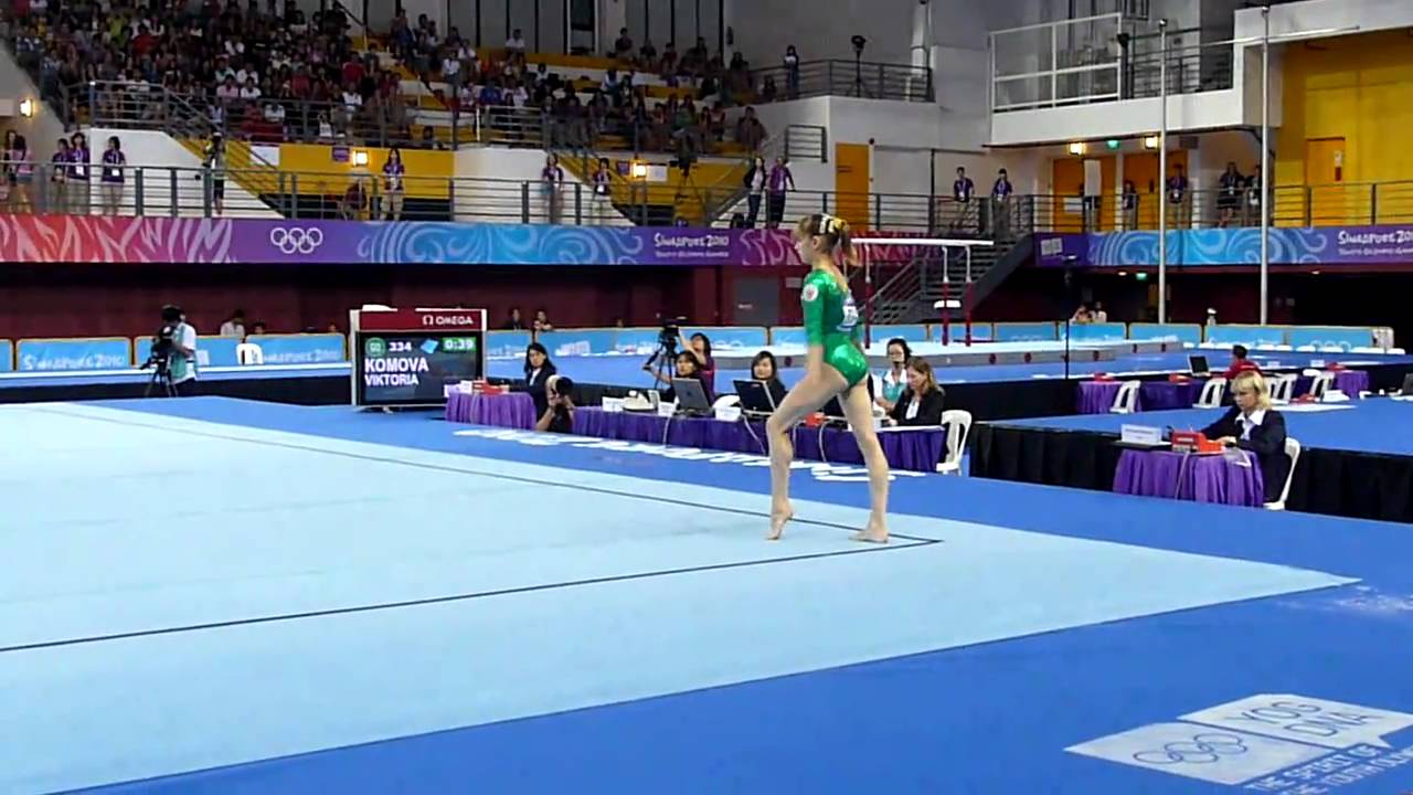 Viktoria Komova RUS FX EF - Singapore 2010 Youth Olympic Games