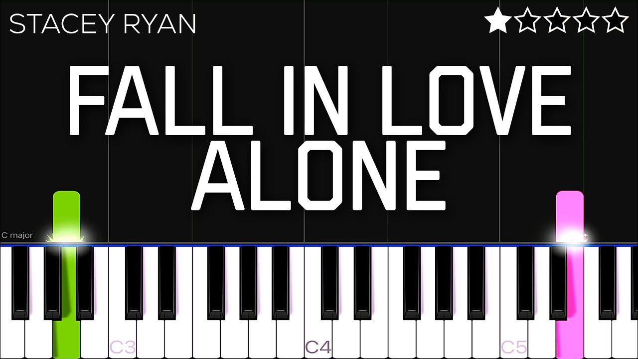 Stacey Ryan - Fall In Love Alone | EASY Piano Tutorial - YouTube