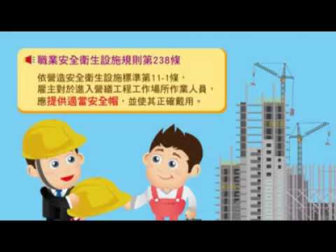 01 因應不同的工作環境，須配戴適當安全帽