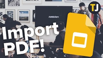 How To Insert a PDF into Google Slides