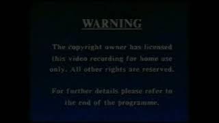 CIC Video Warning Screen (1991-1994 UK) Opening Variant