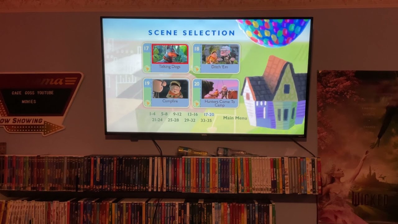 Menu walkthrough of Up 2009 dvd 