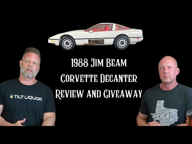 1988 Jim Beam Corvette Decanter Review and Giveaway - YouTube