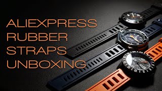 Unboxing - Aliexpress Rubber Straps