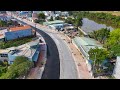Đường Lò Lu đi qua quận 9 cũ TPHCM đang bắt đầu thảm nhựa.