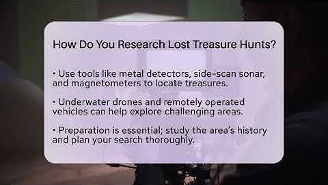How Do You Research Lost Treasure Hunts? - The Action Reel