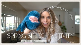 Spring Speech Therapy Activities: VLOG