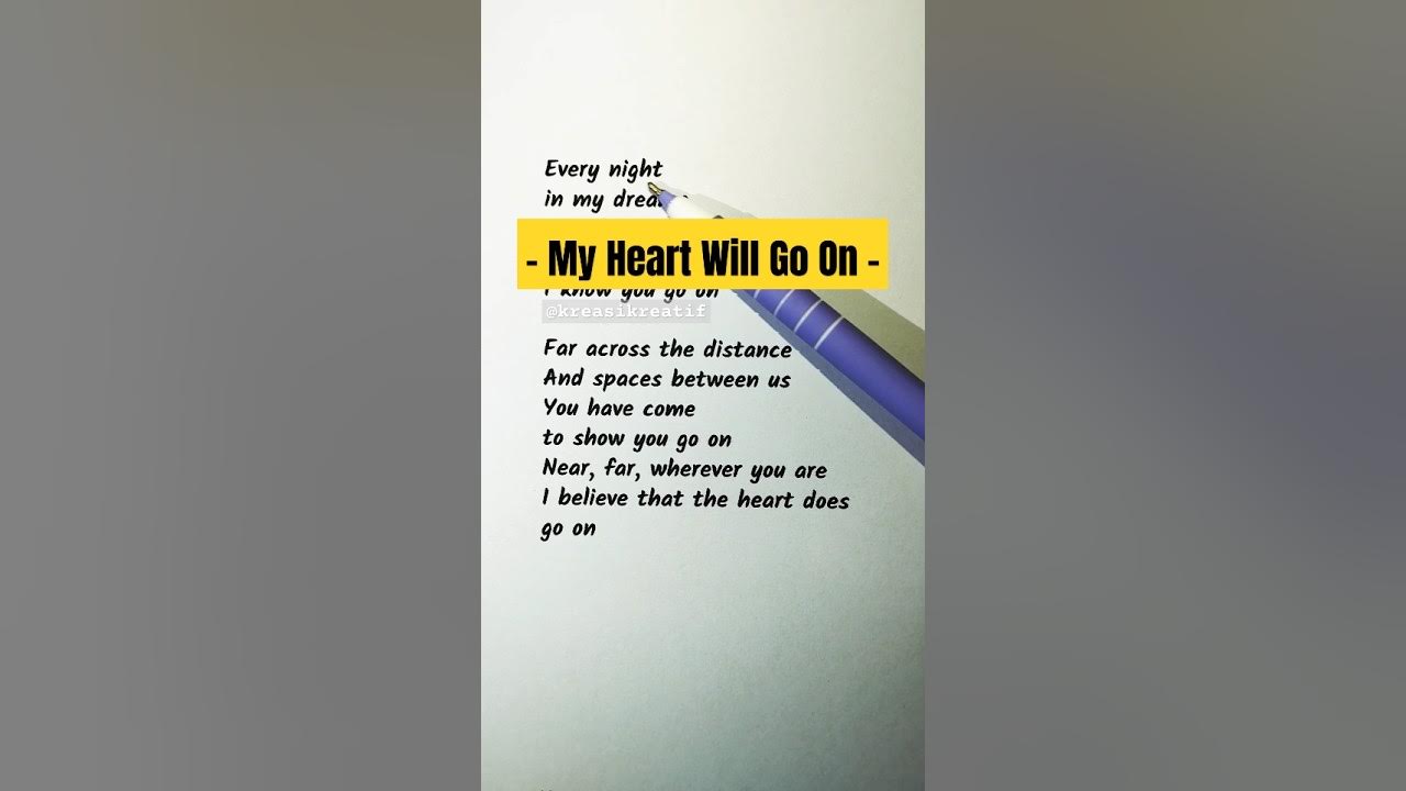 Learn English Through Song: My Heart Will Go On with Celine Dion #shorts Learn English Through Song: My Heart Will Go On with Celine Dion #shorts