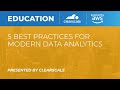 5 Best Practices for Modern Data Analytics