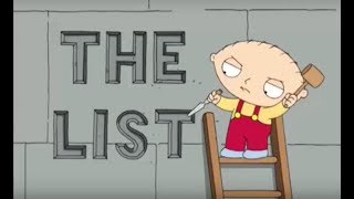 Family Guy- The List (Family Guy song) Resimi