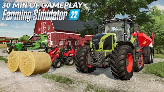 Farming Simulator 22 GAMEPLAY | Первые 30 минут на Элм-Крик!