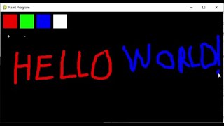 ChatGPT Makes Paint program in Thonny / Python