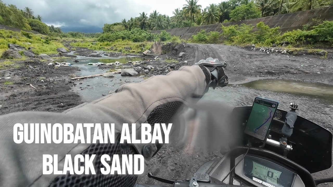 Grabe! Isang lugar na may Black Sand ang aming nadaanan dito sa Albay papuntang plaridel bypass road