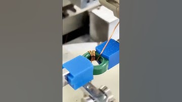 Do you know how inductors are made? #inductors #transformers #factory