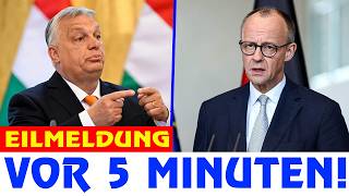 SCHOCK AUF EU-GIPFEL! Orbáns EINE Frage bringt Merz zum Schweigen