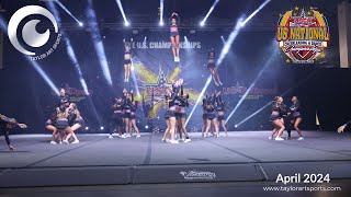 USCA US National Cheer & Dance Championship: April 2024 - Aerial Elite Blackout