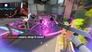 Tilting Radiant Streamers with Pure Aim