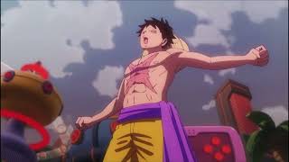 One Piece Dub Luffy Shows Lucci His Gear 5