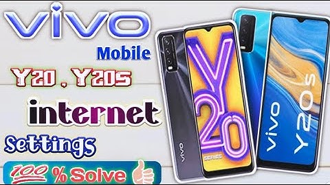 How to vivo y20 and y20s mobile internet settings || Vivo Y20 and Y20s new internet settings 2021