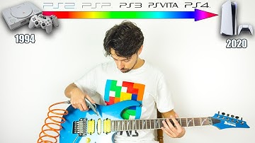 Evolution of PlayStation startup sounds on guitar (1994 - 2020)