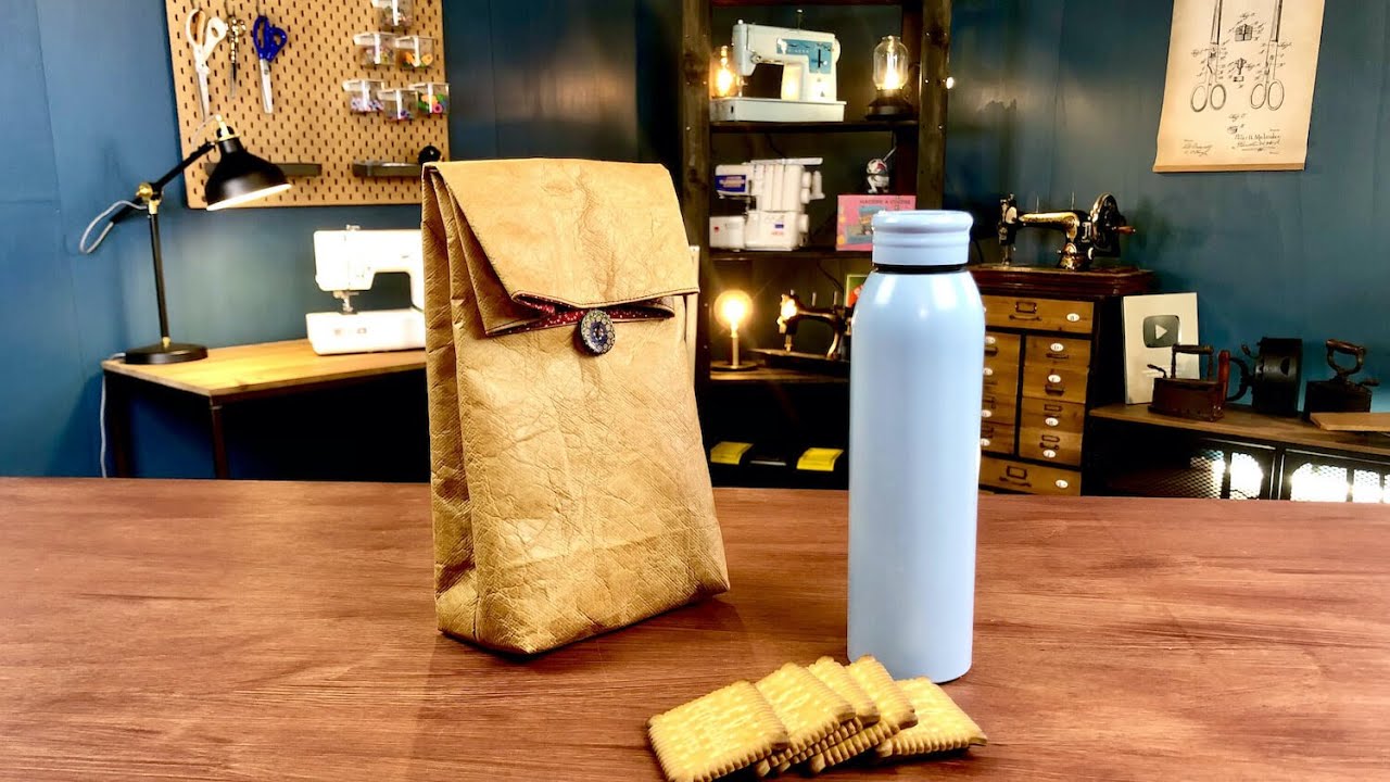 DIY Couture Lunch Bag ou sac pour emporter son déjeuner - Perles & Co