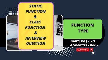Static Vs Class Function in Swift 5 | Static and Class variable  #ios #interviewquestions #swift5