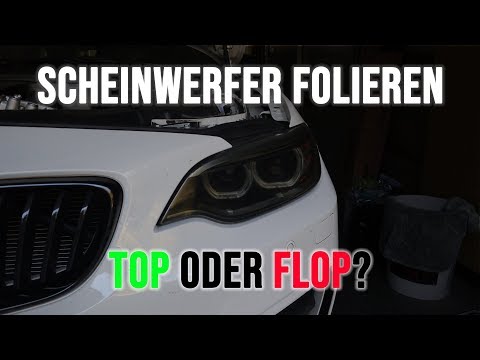 Wir folieren unsere Scheinwerfer