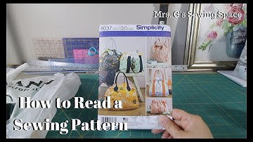 How to Read a Sewing Pattern - Simplicity 8037 - Part 1 - TUTORIAL