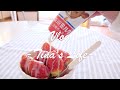 SUB) Vlog 練乳イチゴ🍓// 炊飯器で簡単カオマンガイ // 新宿 // ルッコラのサラダ