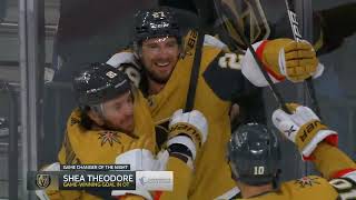 Shea Theodore wins it in OVERTIME vs Canadiens