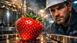 Inside the Strawberry Juice Factory 🍓 The Hidden Process Behind Million-Dollar Brand #FactoryProcess