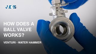 How does a Ball Valve work? Hydraulic valves - Water Hammer - Venturi