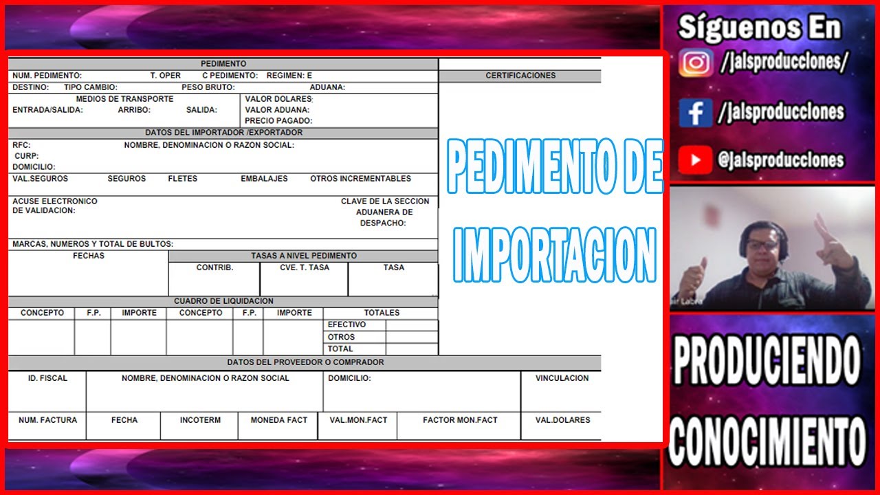 Clase Pedimento de Importacion