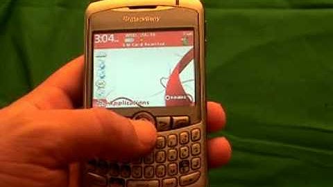 Rogers Blackberry 8300 Unlocking Instructions
