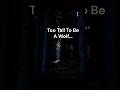 Too Tall To Be A Wolf...