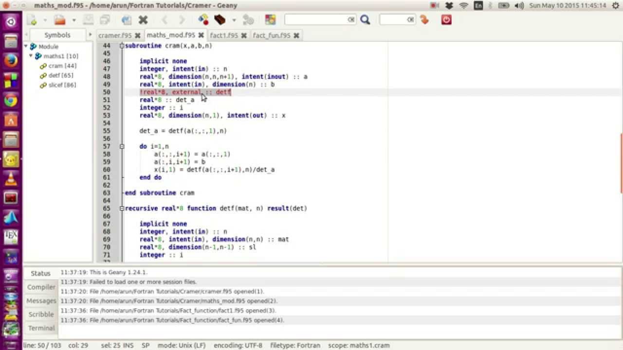 array assignment fortran