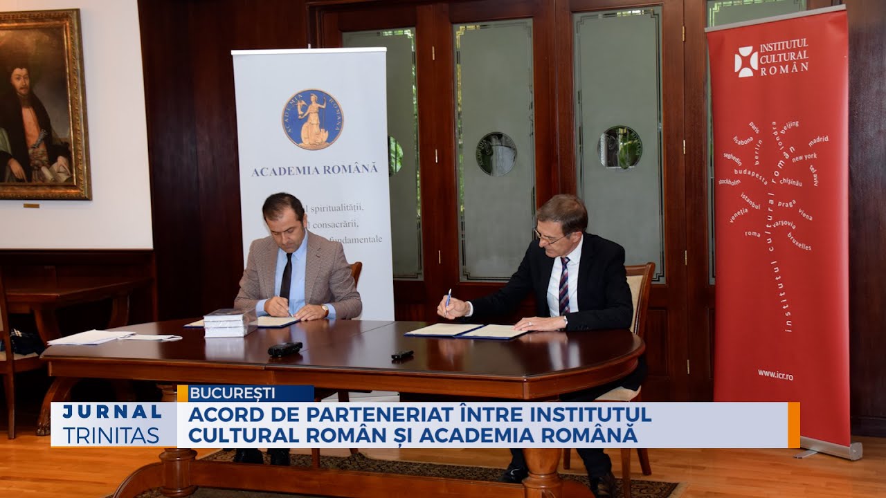 Acord de parteneriat între Institutul Cultural Român și Academia Română