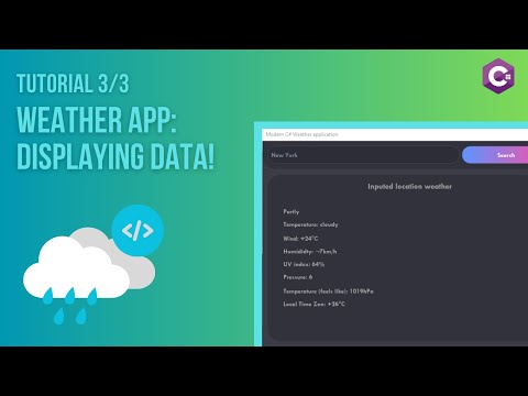 Code a C# Weather Application, part 3: Displaying data on our Modern UI (Part 3/3)