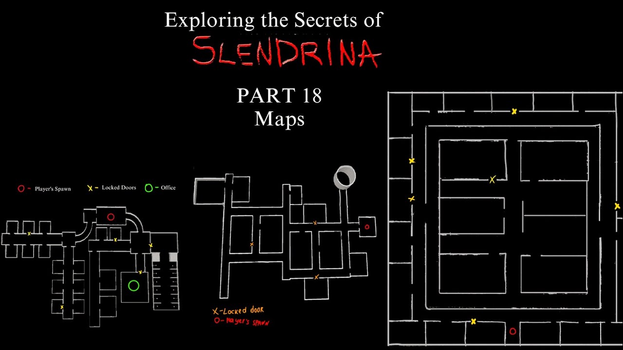 Slendrina X – Underground Map