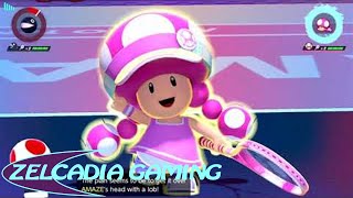 Mario Tennis Aces - Return Of Amaze - Toadette Vs Chain Chomp